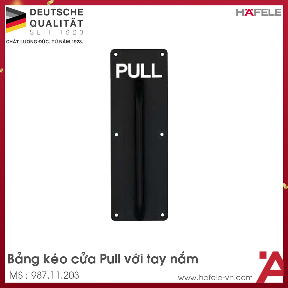 Bảng Kéo Cửa Pull Với Tay Nắm Hafele 987.11.203