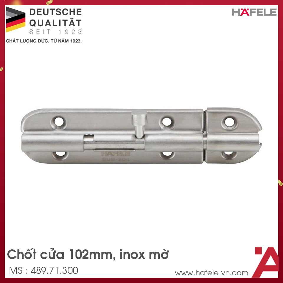 Chốt Cửa 102mm Hafele 489.71.300