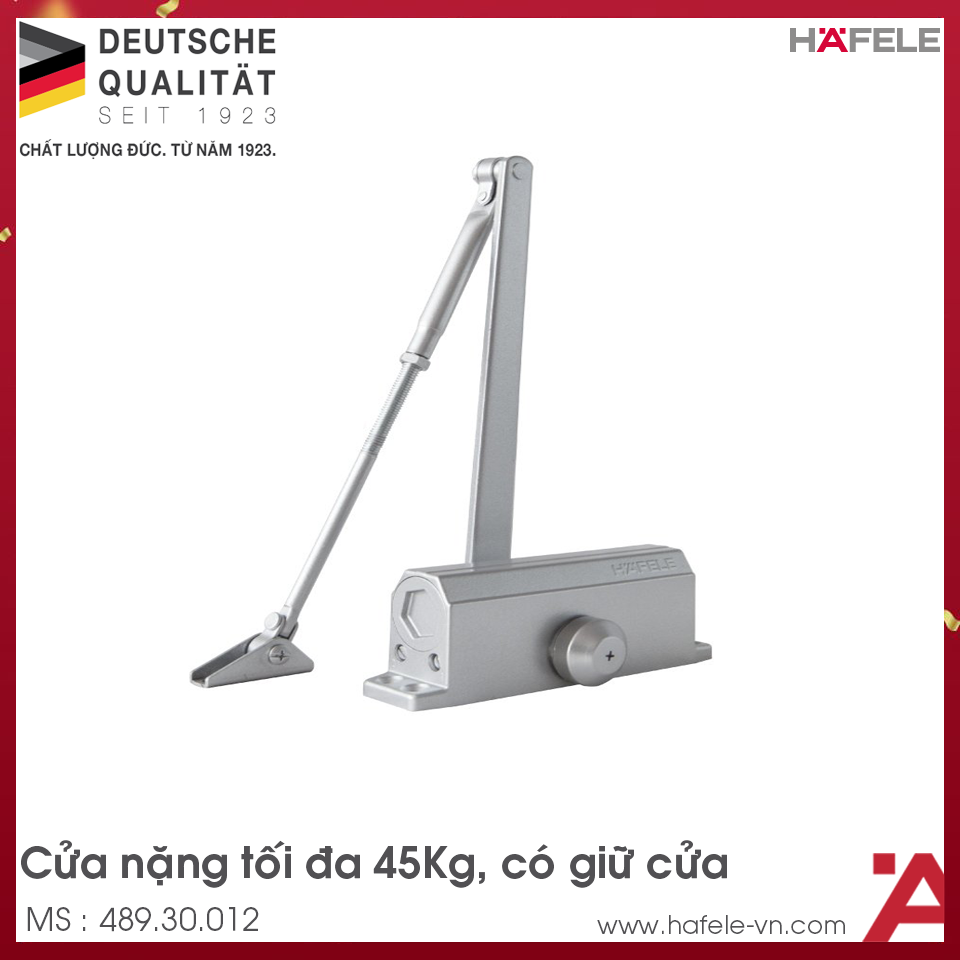 Tay Đẩy Hơi Cùi Chỏ 45Kg EN2 Hafele 489.30.012