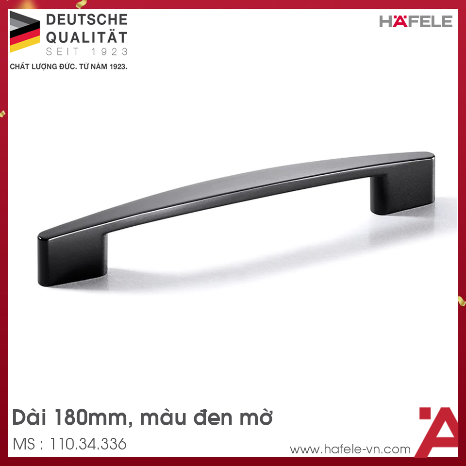 Tay Nắm Tủ 180mm H1350 Hafele 110.34.336