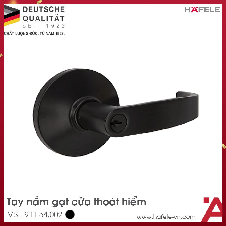 Tay Nắm Gạt Với Nắp Che Hafele 911.54.002