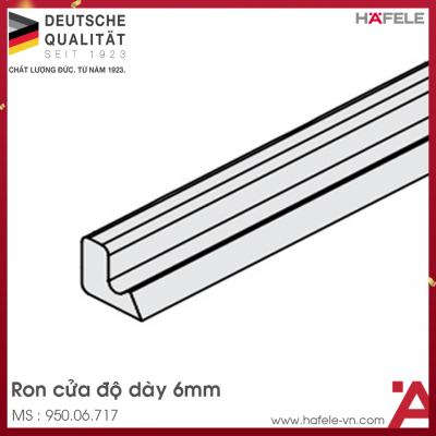Ron Cửa Độ Dày 6mm Hafele 950.06.717