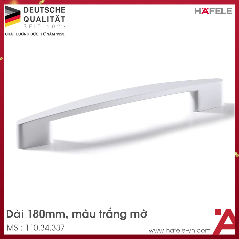 Tay Nắm Tủ 180mm H1350 Hafele 110.34.337