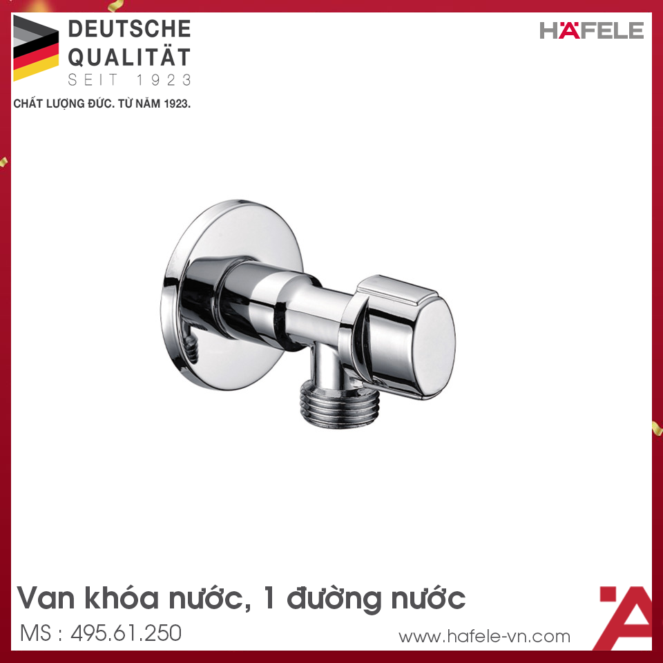 Van Khóa Nước Đơn Hafele 495.61.250