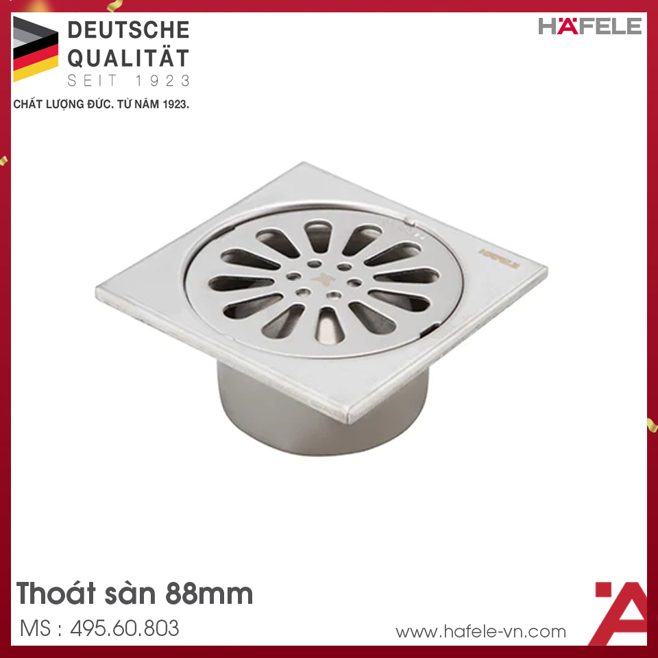 Thoát Sàn 88mm Hafele 495.60.803