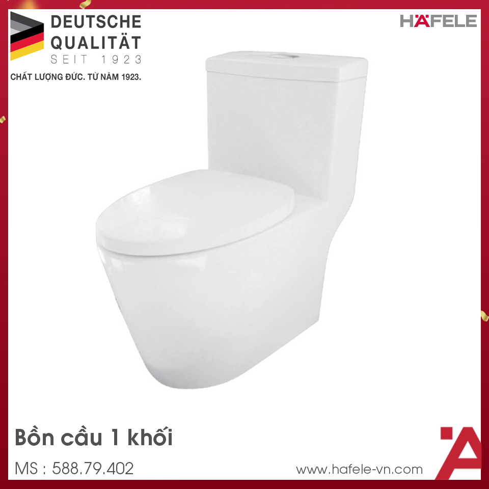 Bồn Cầu 1 Khối Iconic Hafele 588.79.402