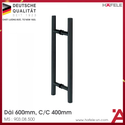 Tay Nắm Kéo Chữ H Dài 600mm Hafele 903.08.500