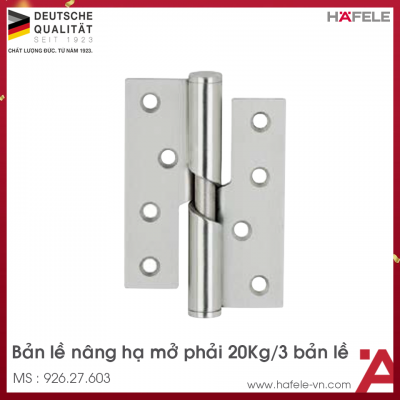 Bản Lề Nâng Hạ Mở Phải Hafele 926.27.603