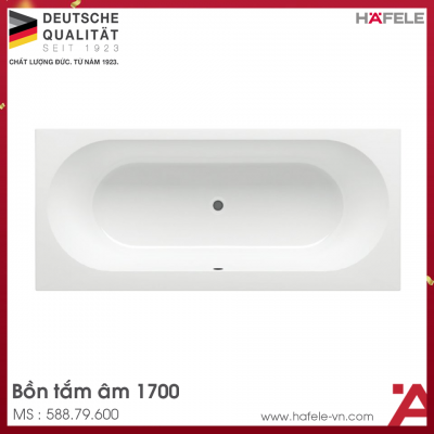 Bồn Tắm Âm Hình Bầu Dục Nagoya 1700 Hafele 588.79.600