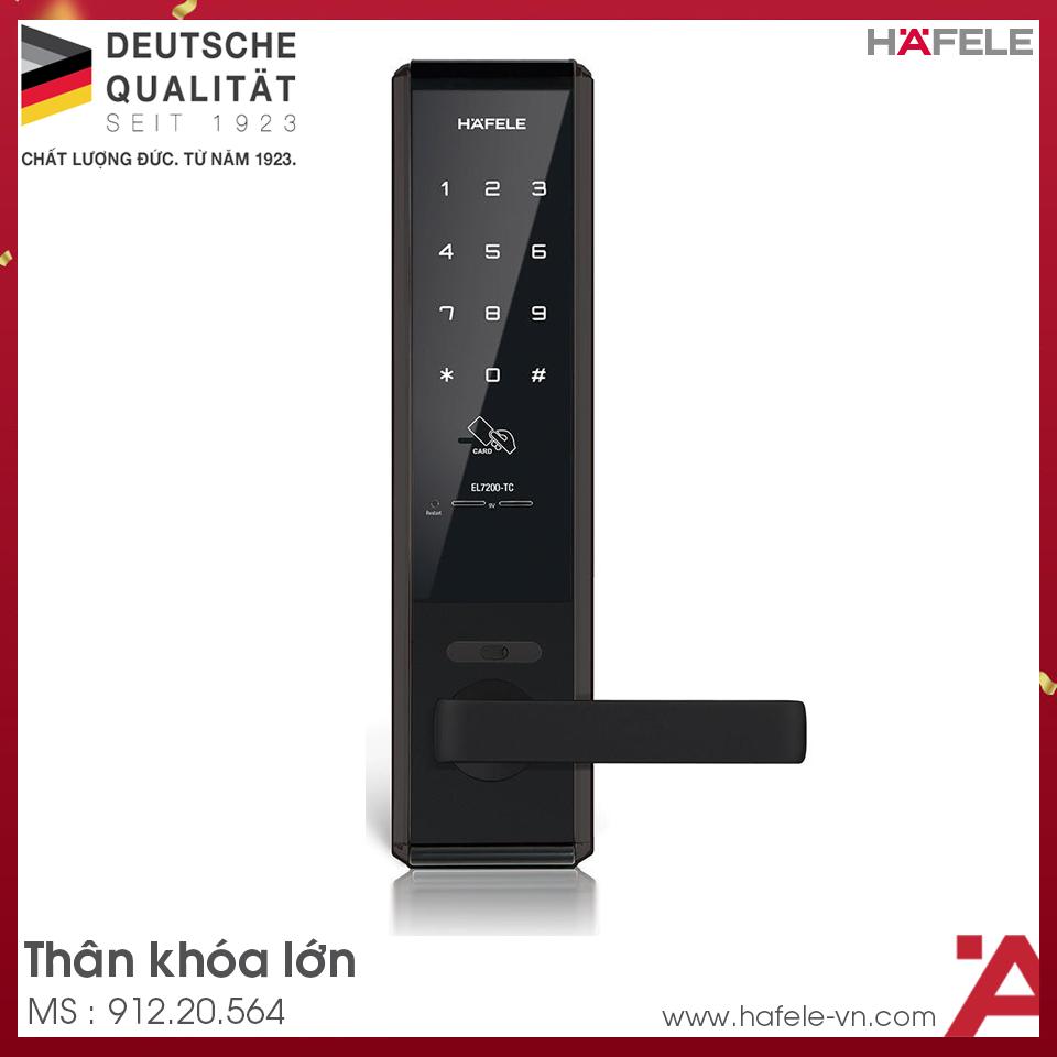 Khóa Điện Tử EL7200-TC Hafele 912.20.564