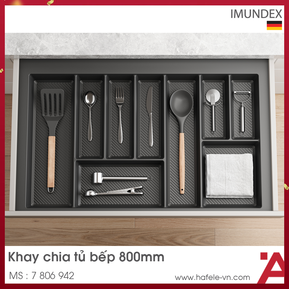 Khay Chia Tủ Bếp 800mm Imundex 7 806 942