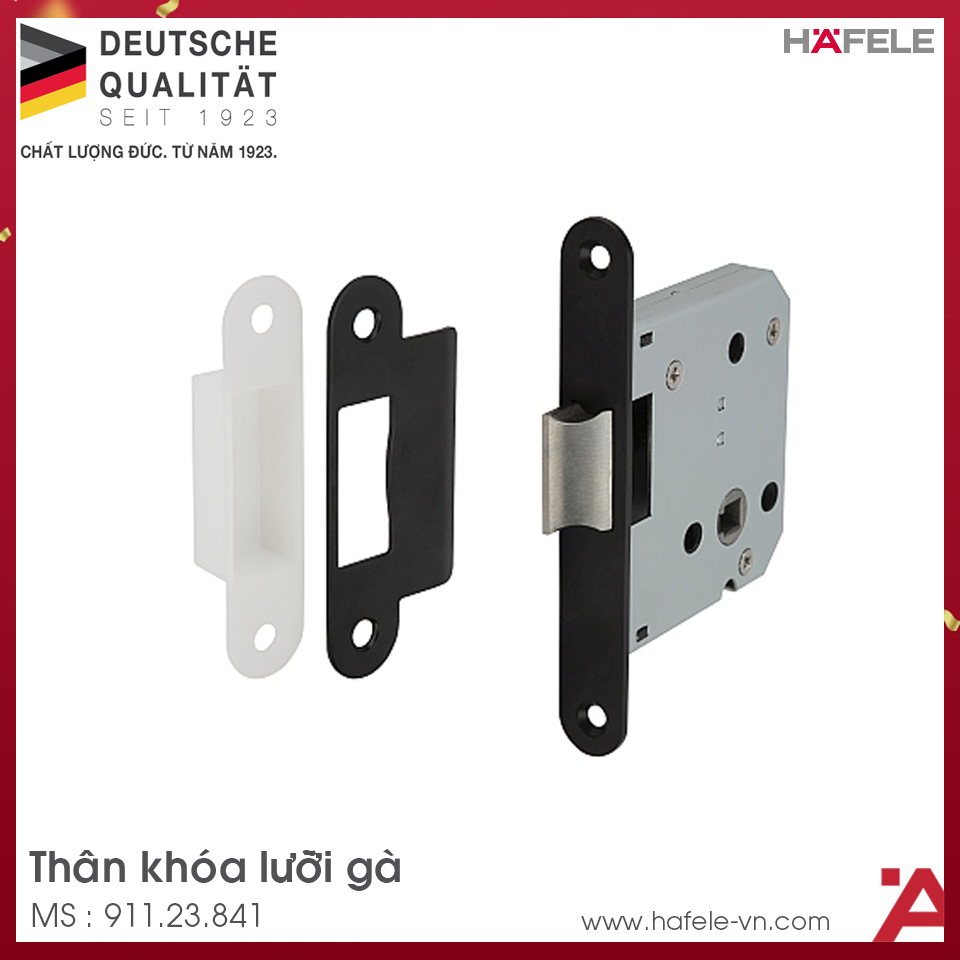 Thân Khóa Lưỡi Gà Hafele 911.23.841