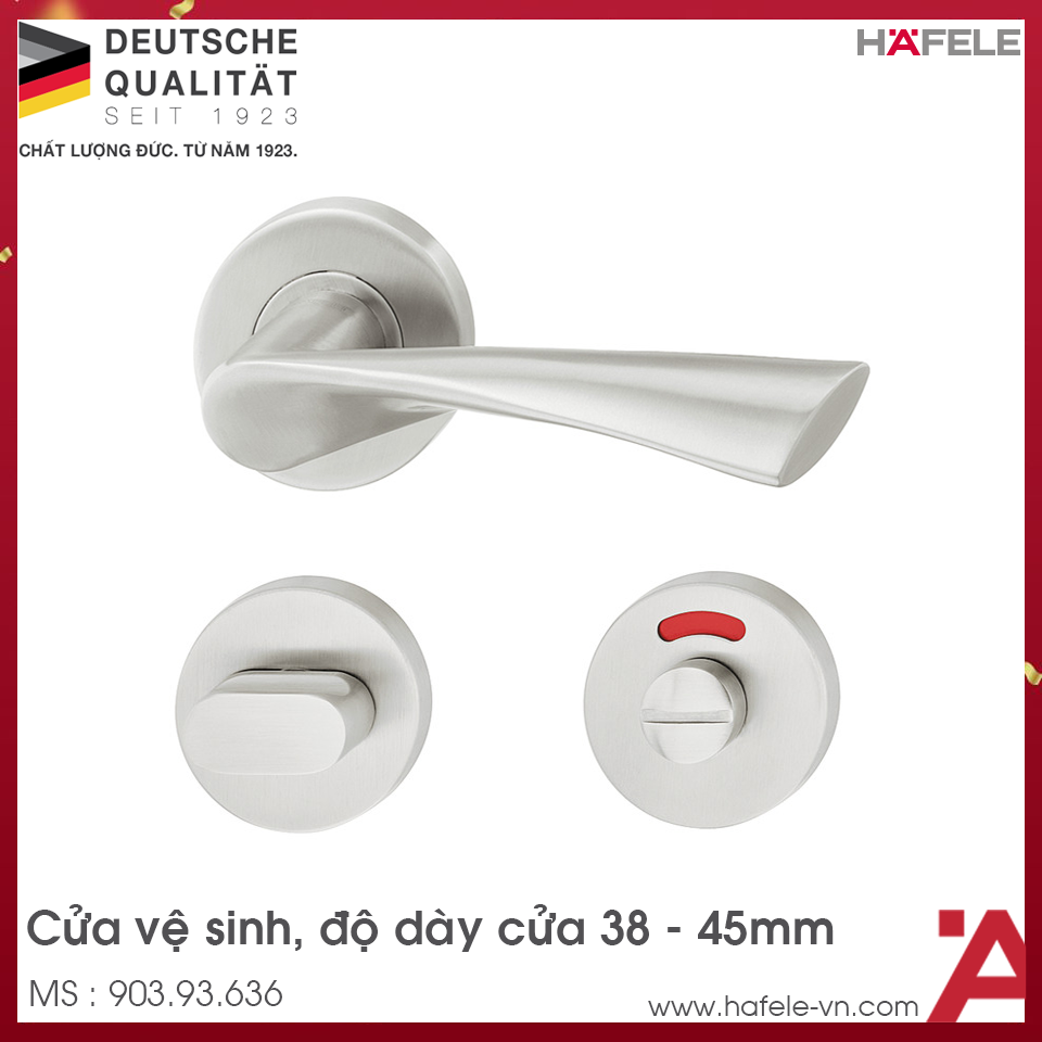 Tay Nắm Gạt Cửa Vệ Sinh Hafele 903.93.636