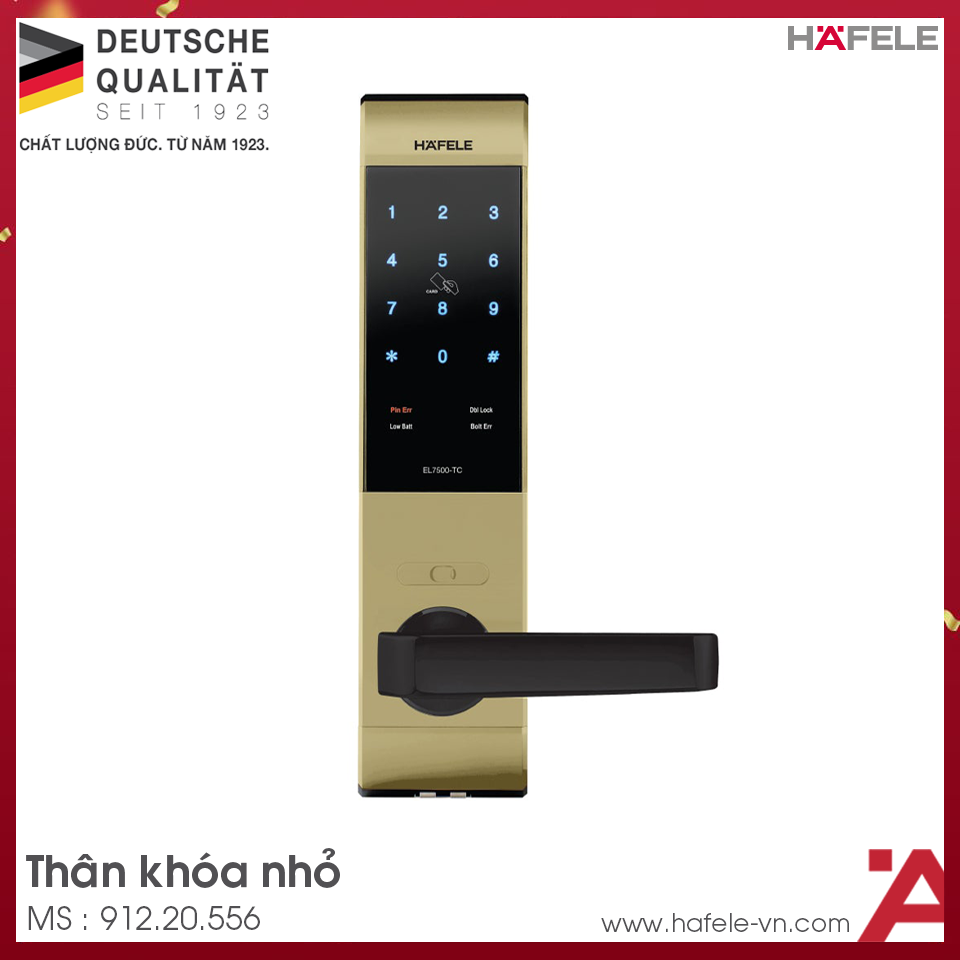 Khóa Điện Tử EL7500-TC Hafele 912.20.556