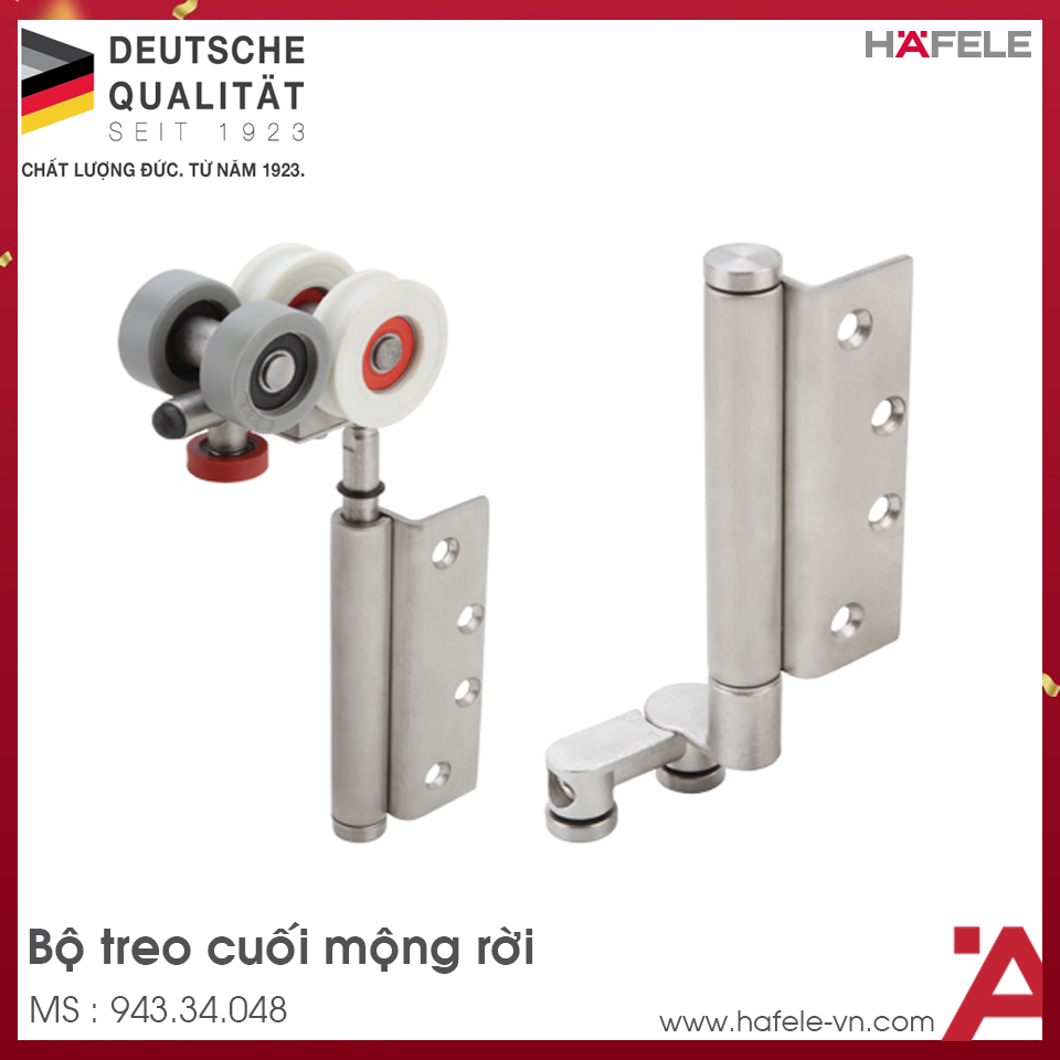 Bộ Treo Cuối Mộng Rời Hafele 943.34.048