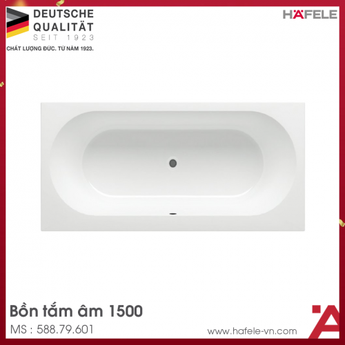 Bồn Tắm Âm Hình Bầu Dục Nagoya 1500 Hafele 588.79.601