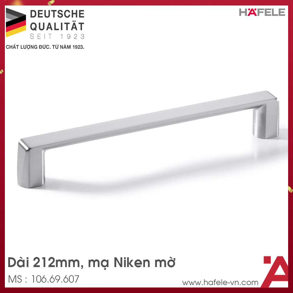 Tay Nắm Tủ 212mm H1390 Hafele 106.69.607