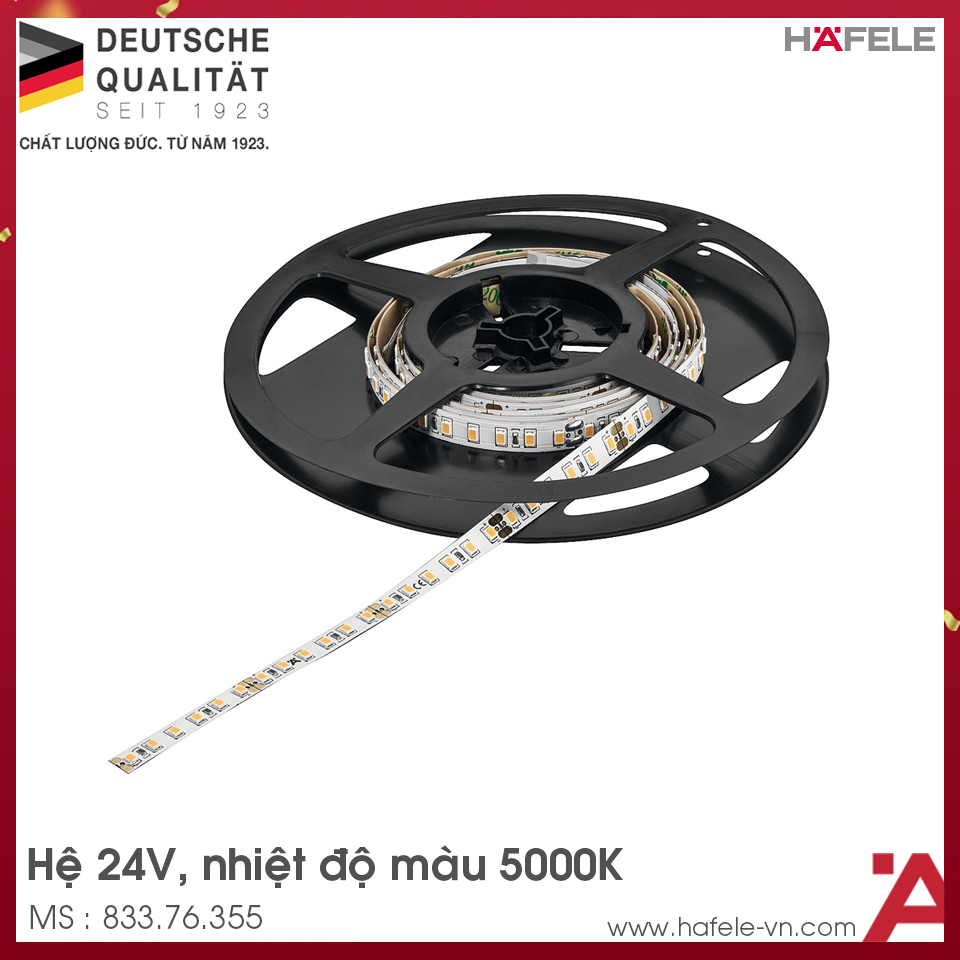 Đèn Led Dây 8mm 24V Đơn Sắc Hafele 833.76.355