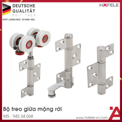 Bộ Treo Giữa Mộng Rời Hafele 943.34.068