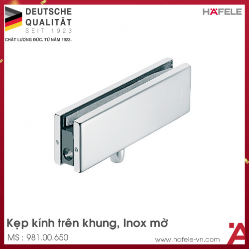 Kẹp Kính Trên Khung Hafele 981.00.650