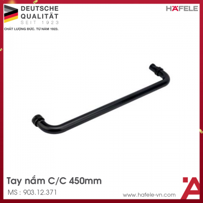 Tay Nắm Phòng Tắm Kính 450mm Hafele 903.12.371