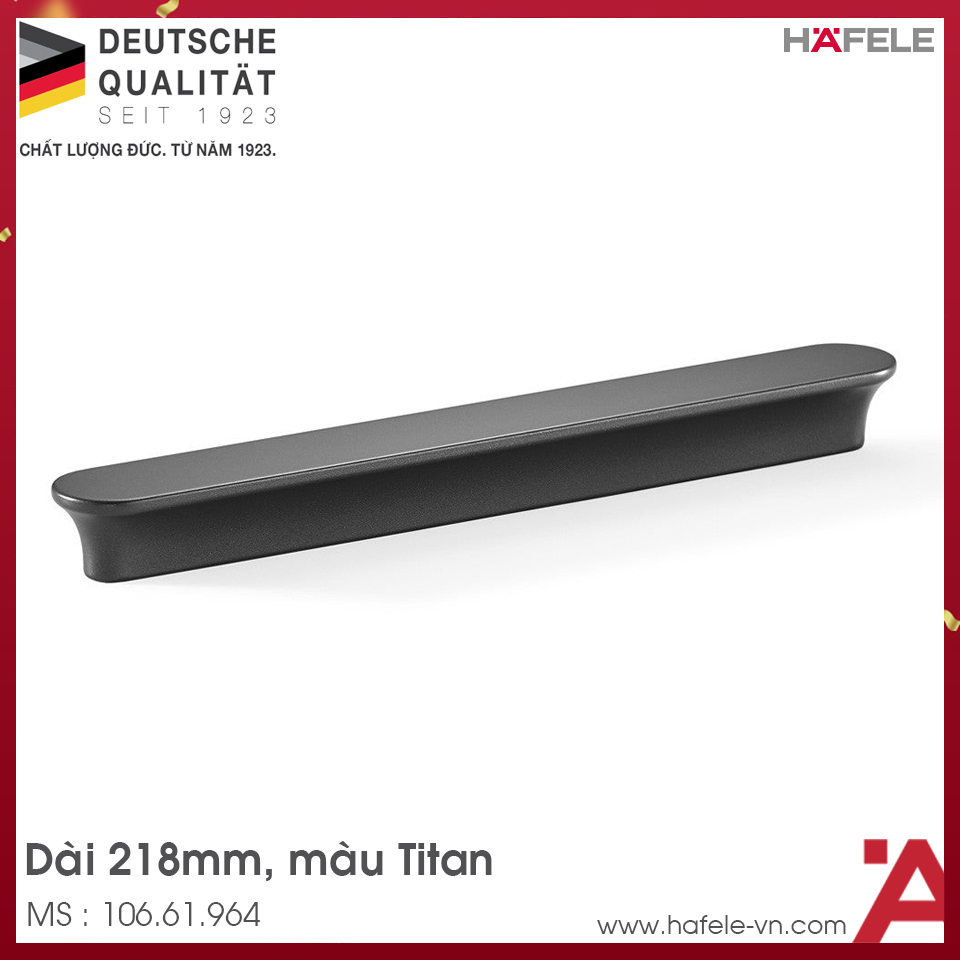 Tay Nắm Tủ 218mm H1520 Hafele 106.61.964