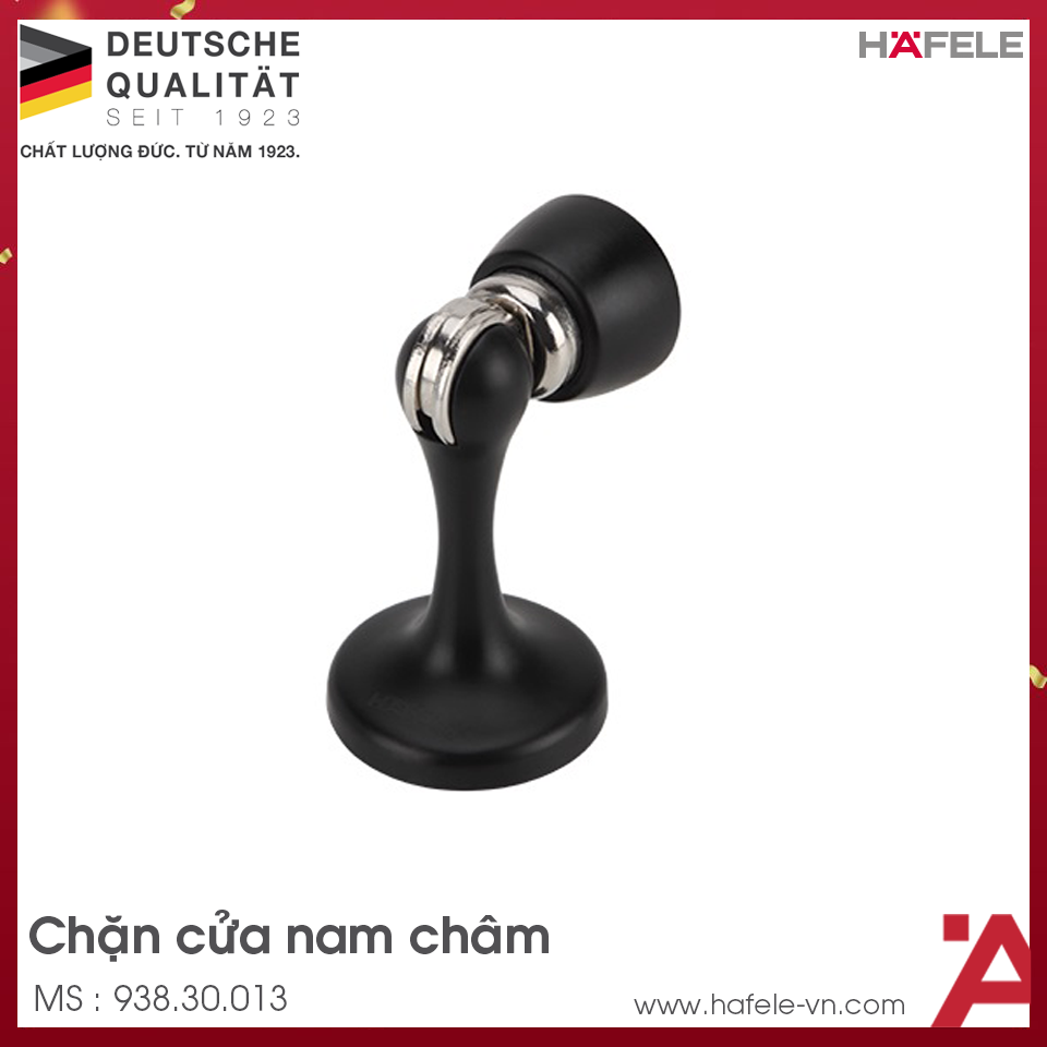 Chặn Cửa Nam Châm Màu Đen Hafele 938.30.013