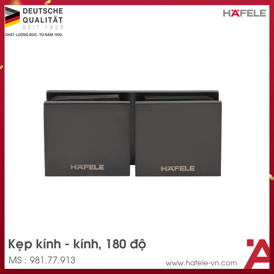 Kẹp Kính - Kính 180º Màu Đen Hafele 981.77.913