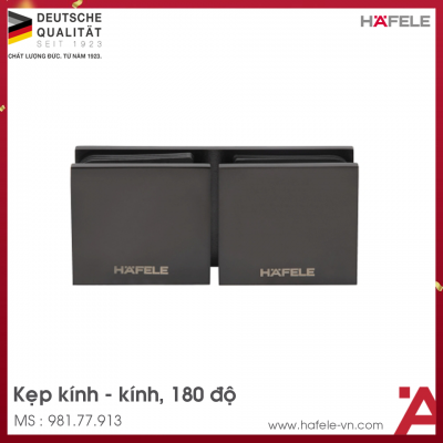 Kẹp Kính - Kính 180º Màu Đen Hafele 981.77.913