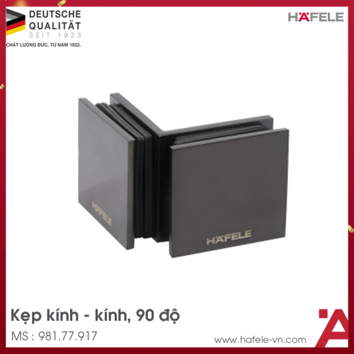 Kẹp Kính - Kính 90º Màu Đen Hafele 981.77.917