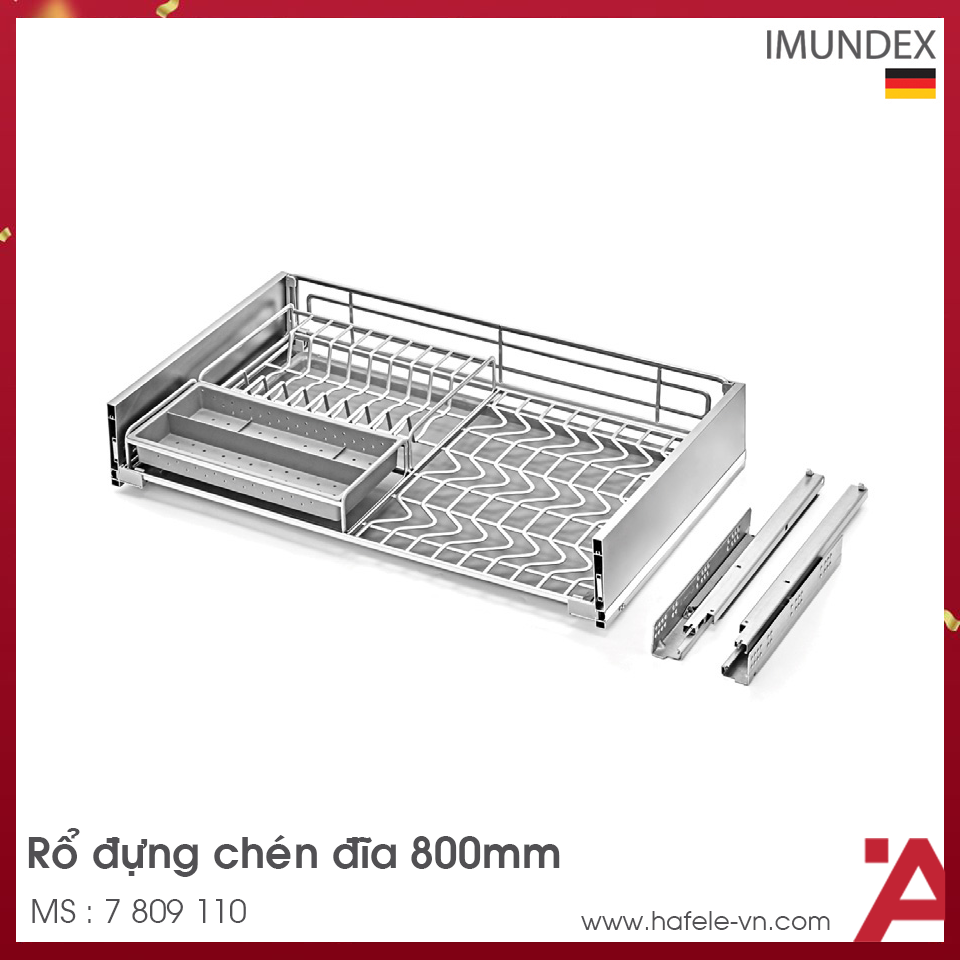 Rổ Đựng Chén Đĩa 800mm Imundex 7 809 110