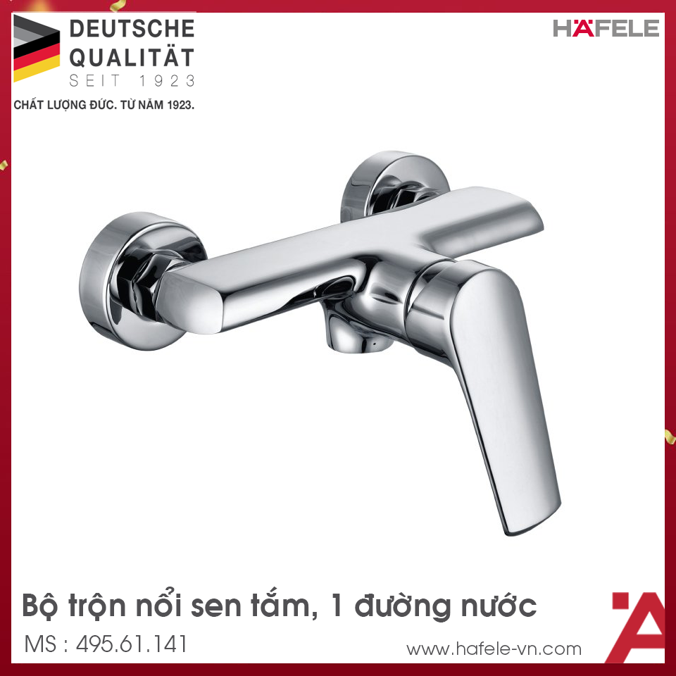 Bộ Trộn Nổi Sen Tắm 1 Đường Nước Vigor Hafele 495.61.141