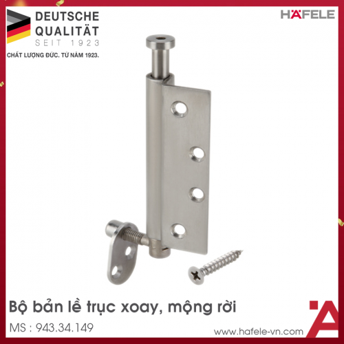 Bộ Bản Lề Trục Xoay Mộng Rời Hafele 943.34.149