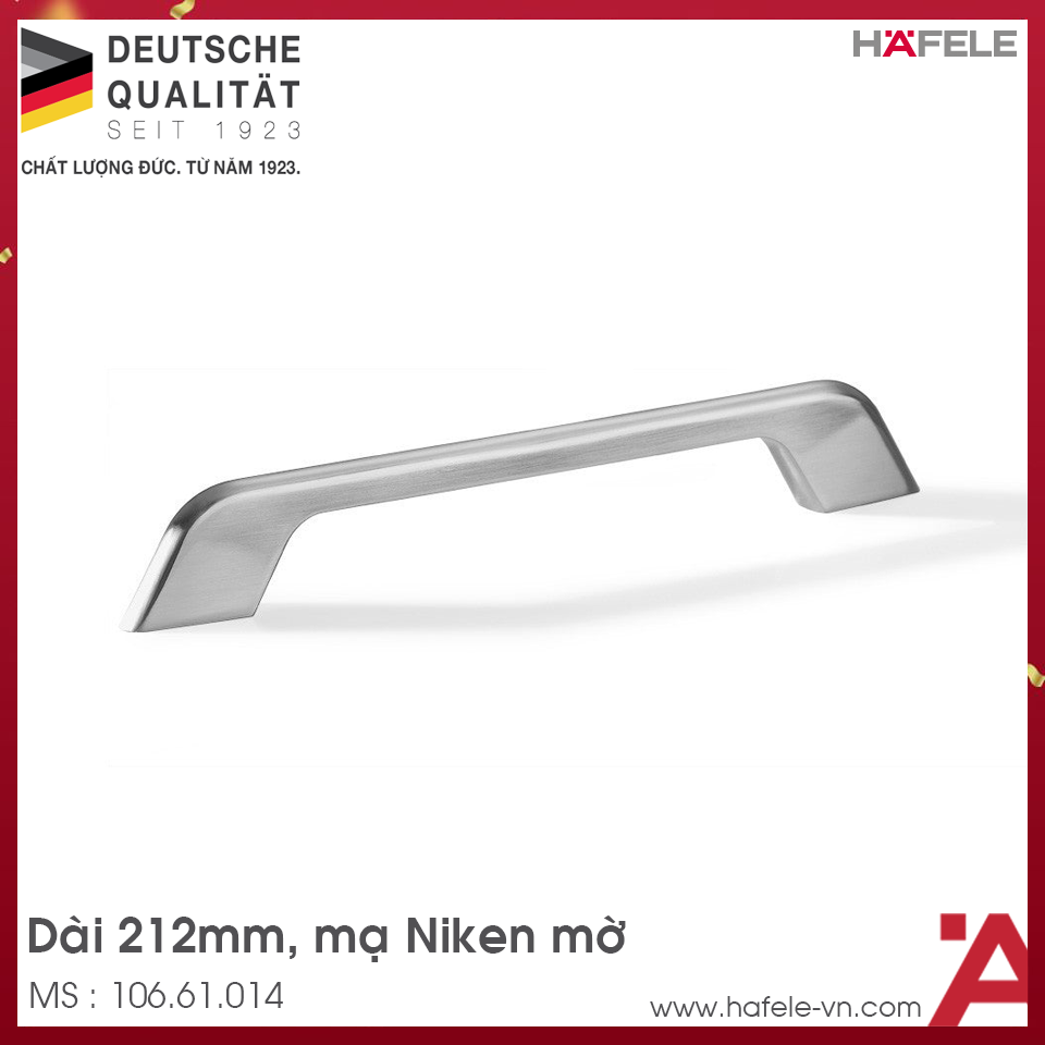 Tay Nắm Tủ 212mm H1510 Hafele 106.61.014
