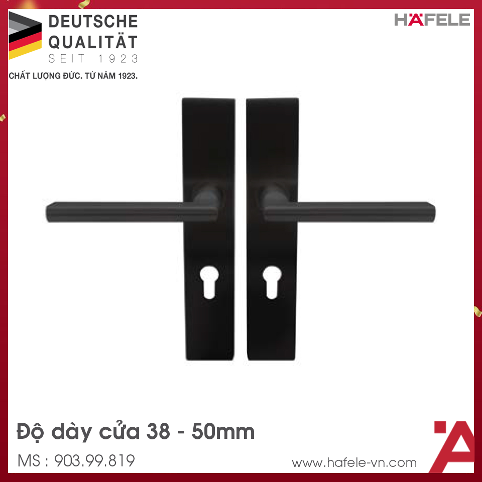 Tay Nắm Gạt Đế Dài C/C 72mm Hafele 903.99.819