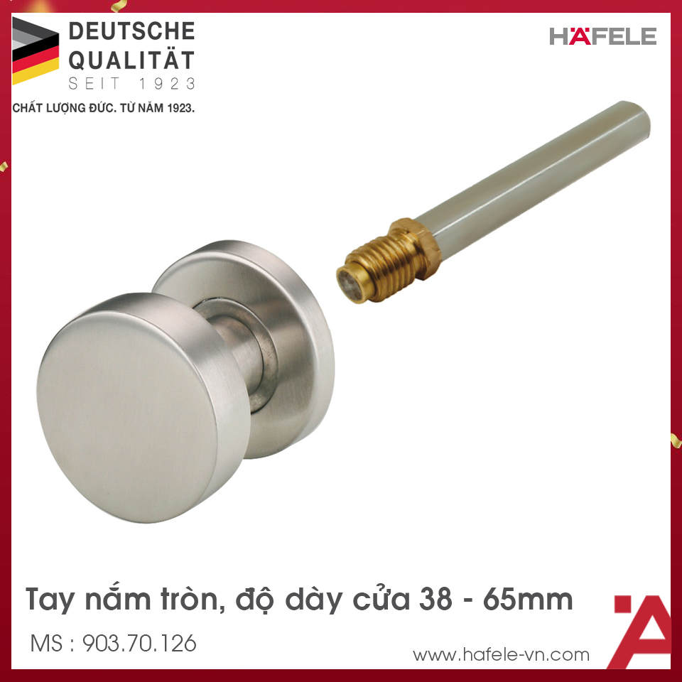 Tay Nắm Tròn Hafele 903.70.126
