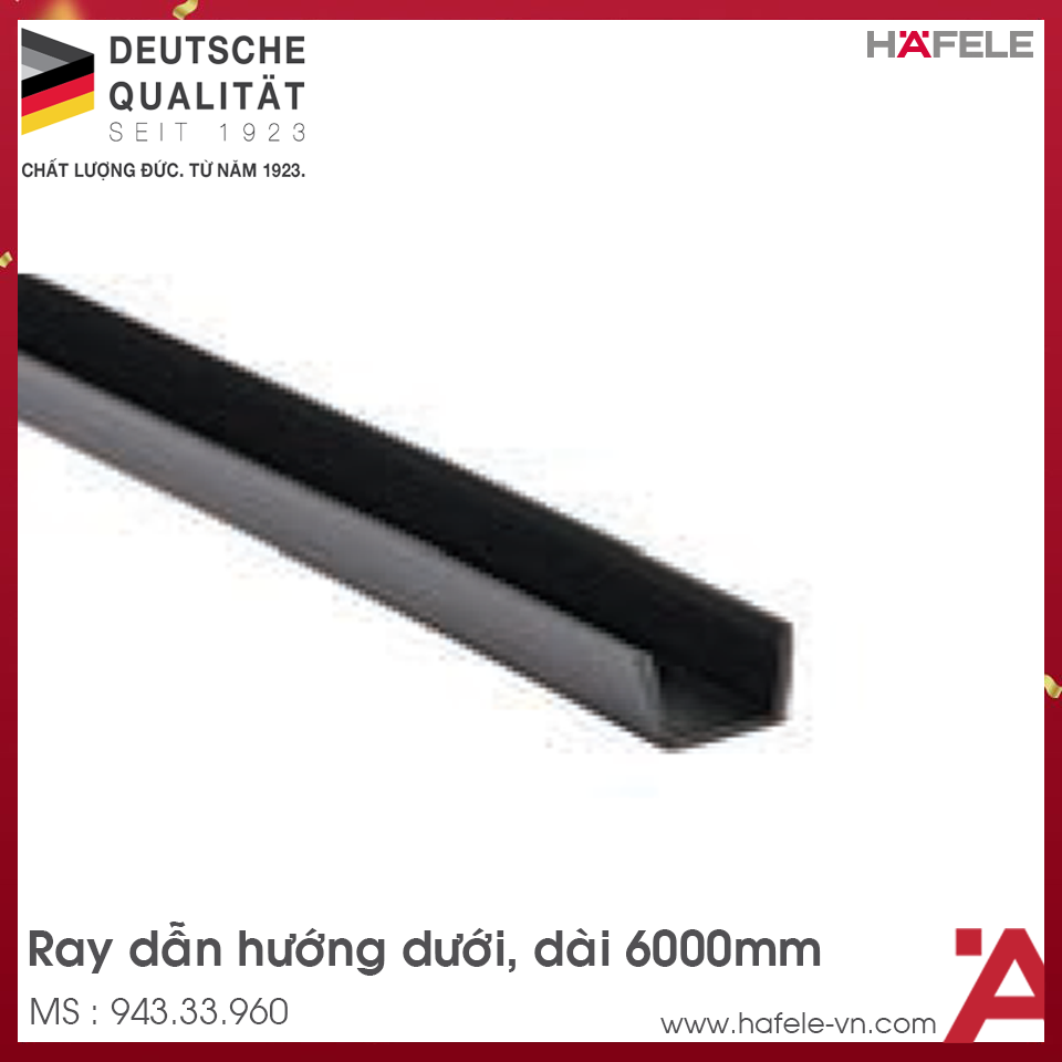 Ray Dẫn Hướng Dưới 6000mm Hafele 943.33.960