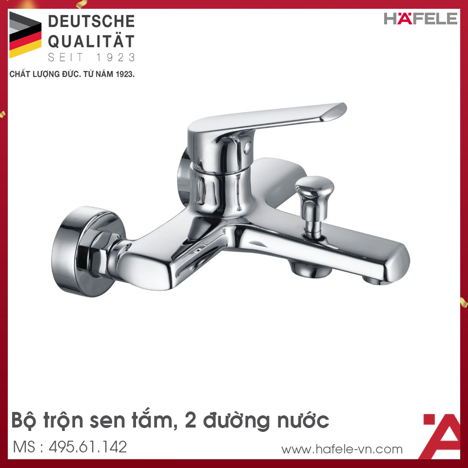 Bộ Trộn Nổi Sen Tắm 2 Đường Nước Vigor Hafele 495.61.142
