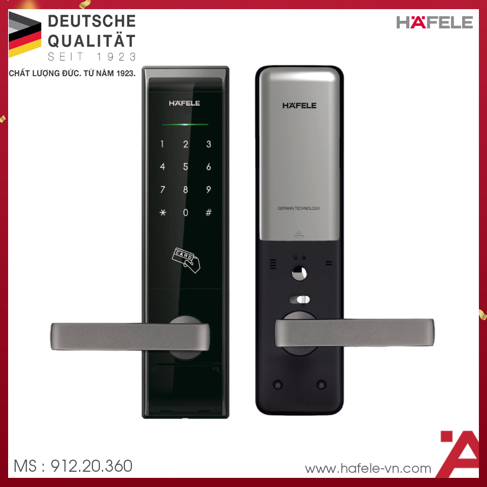 Khóa Điện Tử EL8000-TC Hafele 912.20.360