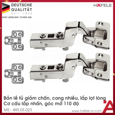 Bản Lề Lọt Lòng Metalla SM DIY 110º Hafele 493.03.023