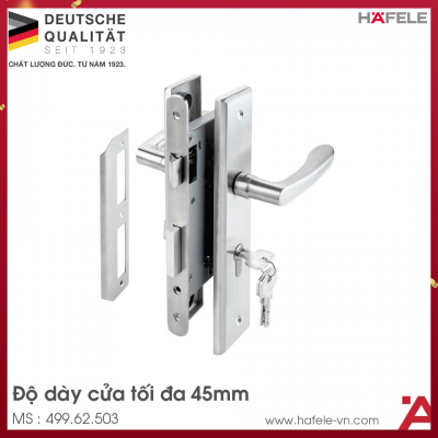 Bộ Khóa Tay Nắm Đế Dài Hafele 499.62.503