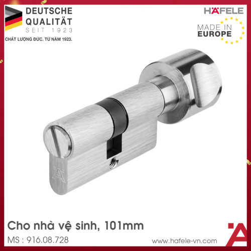Ruột Khóa Cửa Vệ Sinh 101mm Hafele 916.08.728