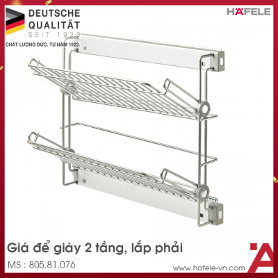 Giá Để Giày 2 Khay Phải Hafele 805.81.076