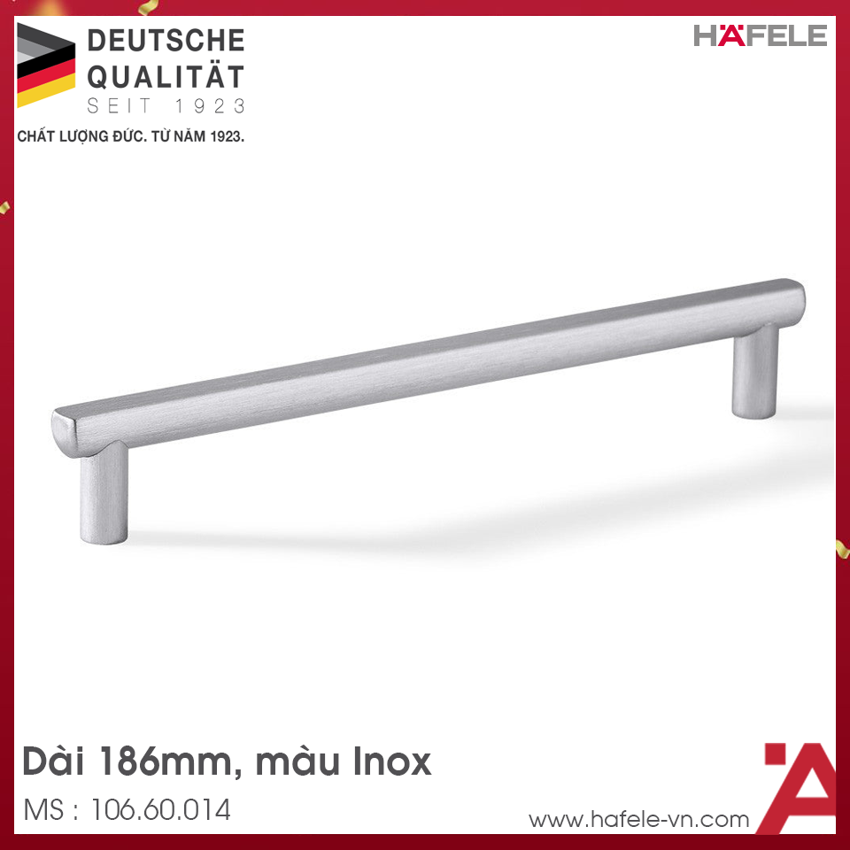 Tay Nắm Tủ 186mm H1560 Hafele 106.60.014