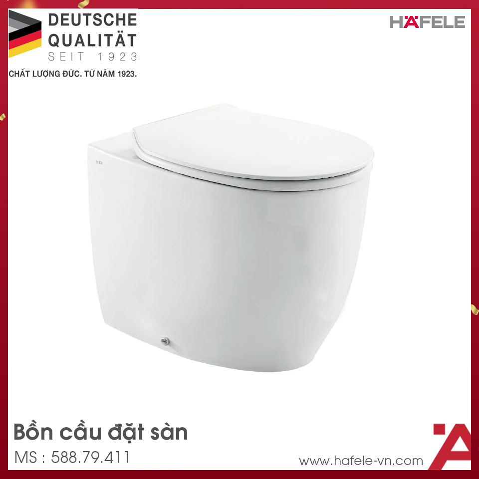 Bồn Cầu Đặt Sàn Sapporo Hafele 588.79.411