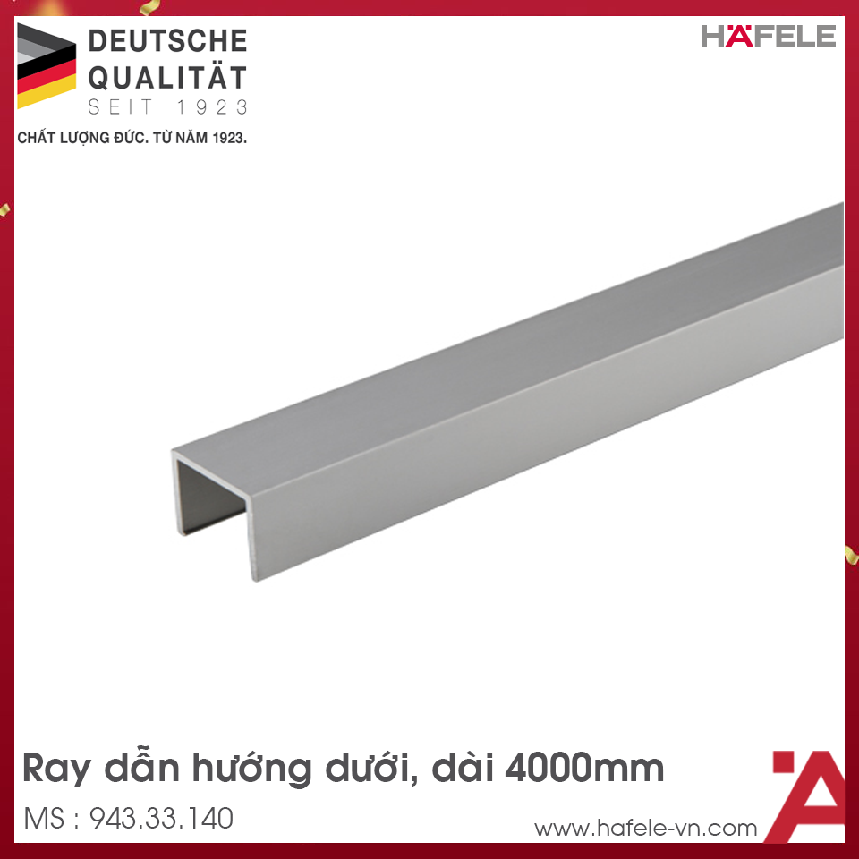 Ray Dẫn Hướng Dưới Cho Ray Nhựa Hafele 943.33.140