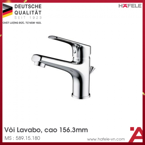 Vòi Trộn Lavabo Vigor 90 Có Bộ Xả Kéo Hafele 589.15.180