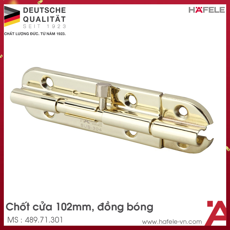 Chốt Cửa 102mm Hafele 489.71.301