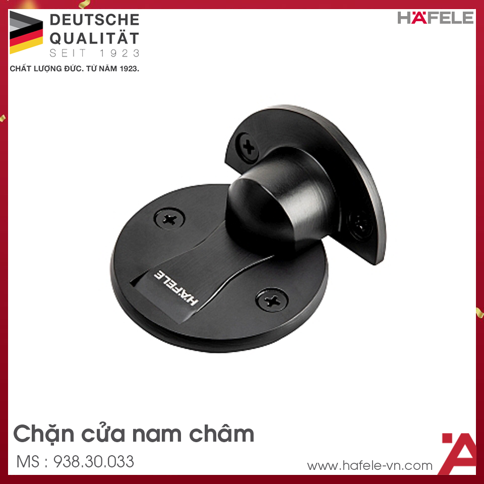Chặn Cửa Nam Châm Màu Đen Hafele 938.30.033