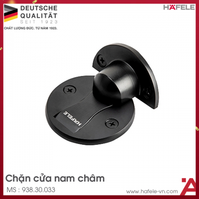 Chặn Cửa Nam Châm Màu Đen Hafele 938.30.033